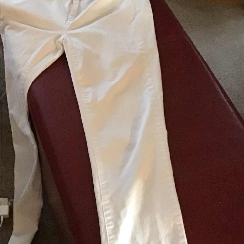 White Calvin Klein skinny jeans